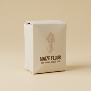 Farine de maïs présentée dans la gamme de SARA SARL