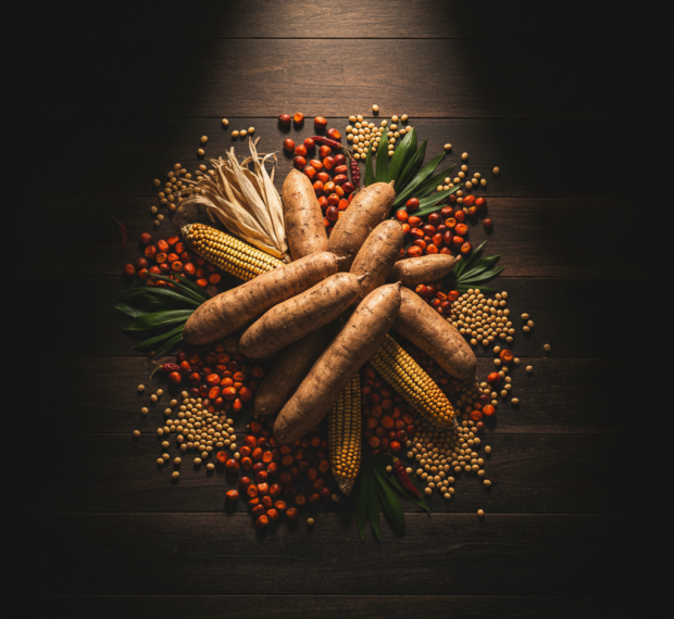 Produits agricoles illustrant la production et la commercialisation de SARA SARL