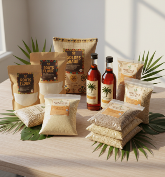 Produits agroalimentaires conditionnés illustrant la qualité et la traçabilité