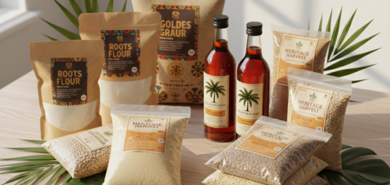 Produits agroalimentaires conditionnés illustrant la qualité et la traçabilité