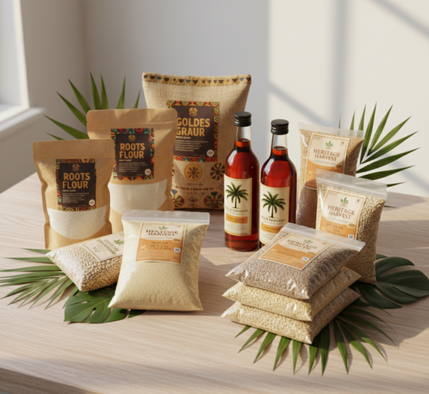 Produits agroalimentaires conditionnés illustrant la qualité et la traçabilité