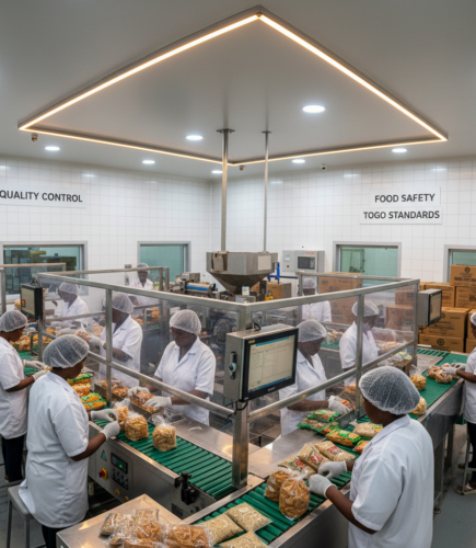 Unité de transformation agroalimentaire illustrant le savoir-faire de SARA SARL