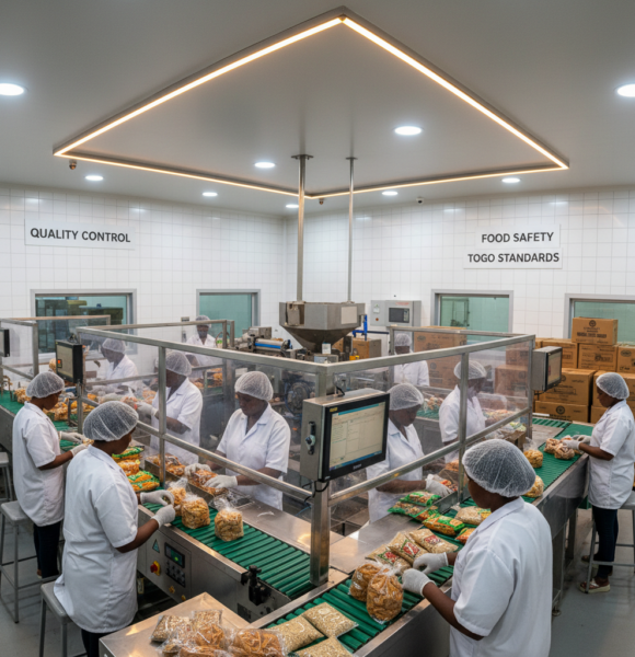Unité de transformation agroalimentaire illustrant le savoir-faire de SARA SARL