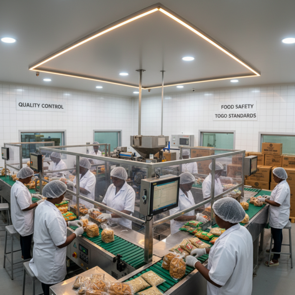 Unité de transformation agroalimentaire illustrant le savoir-faire de SARA SARL