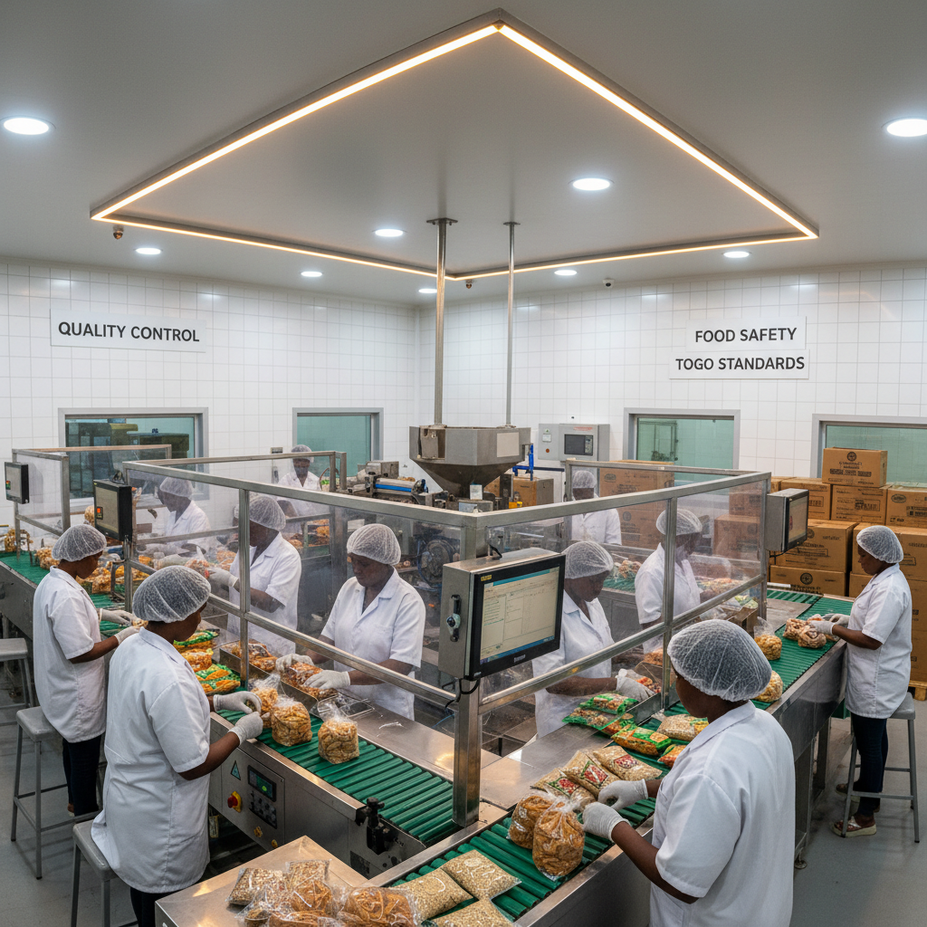 Unité de transformation agroalimentaire illustrant le savoir-faire de SARA SARL