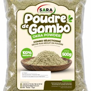 Poudre de gombo non assaisonnée